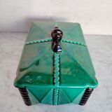 Art deco earthenware box
