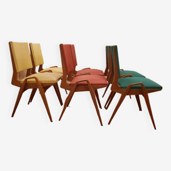 6 Maurice Pré chairs