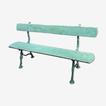 Cast-iron garden bench