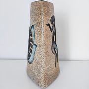 Vase céramique africain décor femme