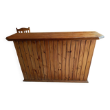 Wooden bar / counter / pine