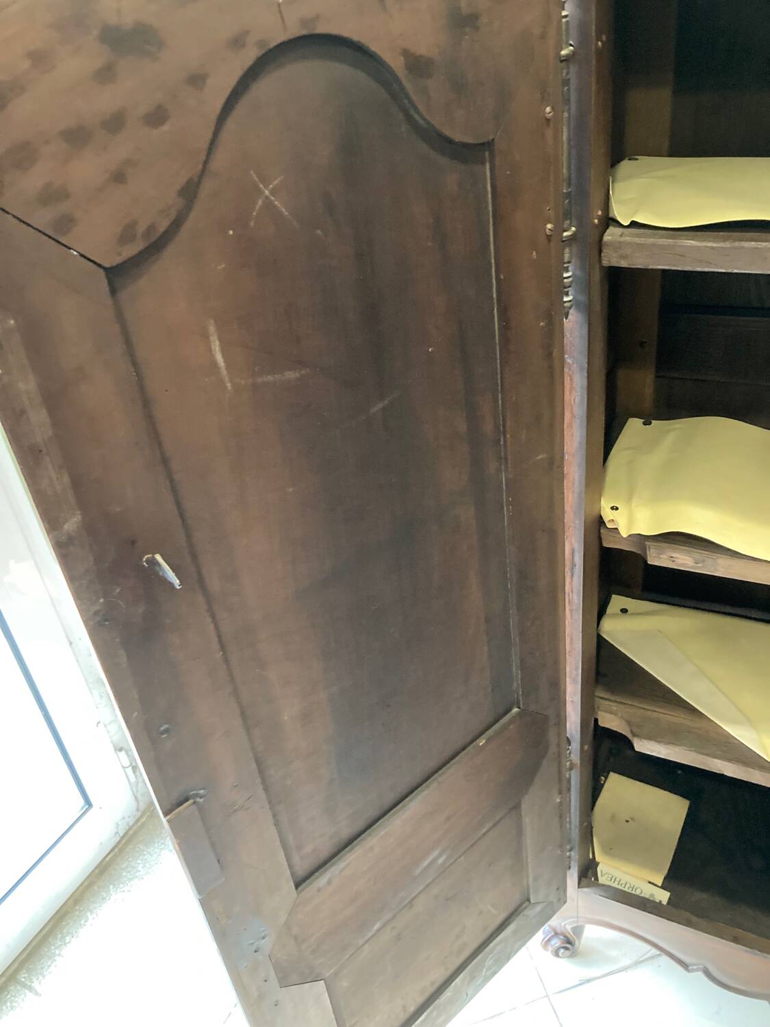 Two-door wardrobe