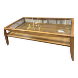 Glass coffee table
