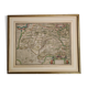 Tableau gravure map l’Andalousie signée 1579