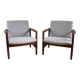 Pair of vintage Scandinavian teak armchairs from the 1960s
