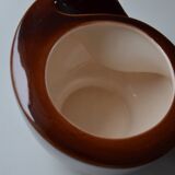 Brown ceramic pot