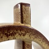 Ceramic sculpture vase • Roberto Rigon • Bertoncello • Italy • 60/70