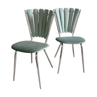 chairs "petals" vintage restored