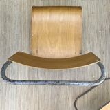 Remploy English industrial sled chairs from the 50s and 60s