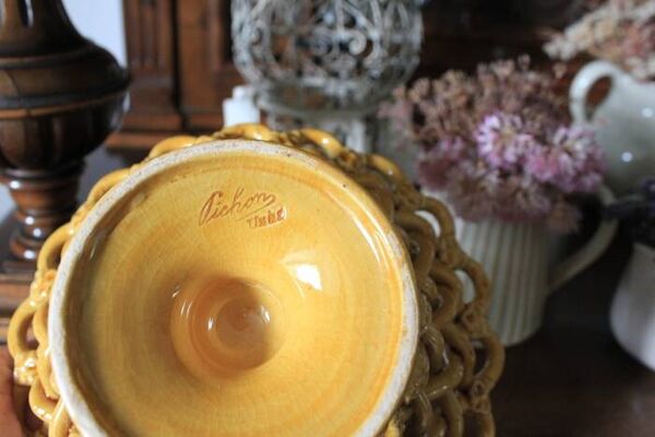 Corbeille en céramique tressée Maison Pichon Uzès