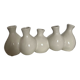 White ceramic soliflore