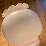 Vintage pink opaline pendant light