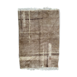 Tapis ancien art deco fait main 140x200 cm