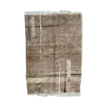 Art deco antique handmade carpet 140x200 cm