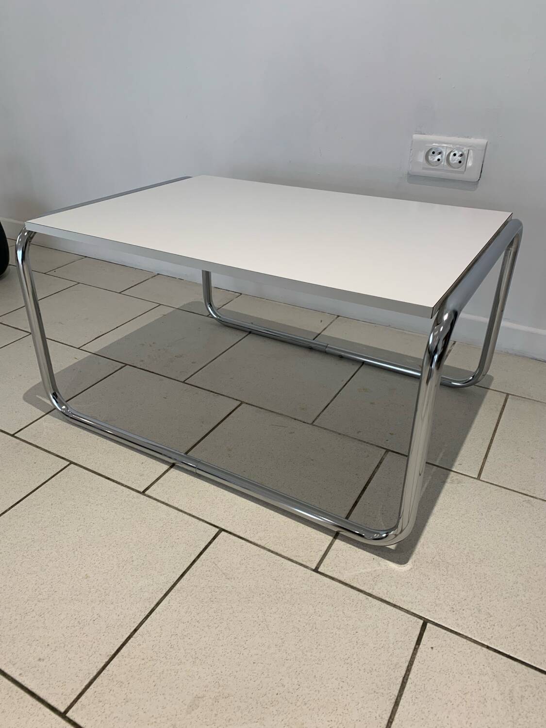 Bauhaus coffee table in the style of Marcel Breuer