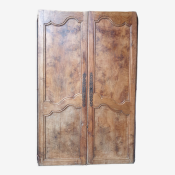 Double antique closet doors