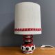 West Germany ceramic table lamp 1970s