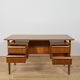 Mid-Century Teak Desk by Gunnar Nielsen Tibergaard, Denmark, 1960s