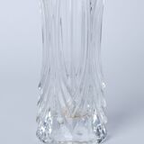 Soliflore en verre transparent style art deco
