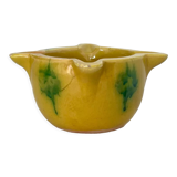 Vintage glazed stoneware mortar