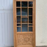 Art deco glass-glazed parisian wardrobe