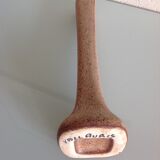 Vase soliflore in beige cermal from Vallauris / vintage 60s-70s