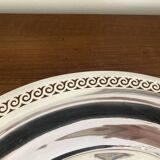 Plat creux argenté