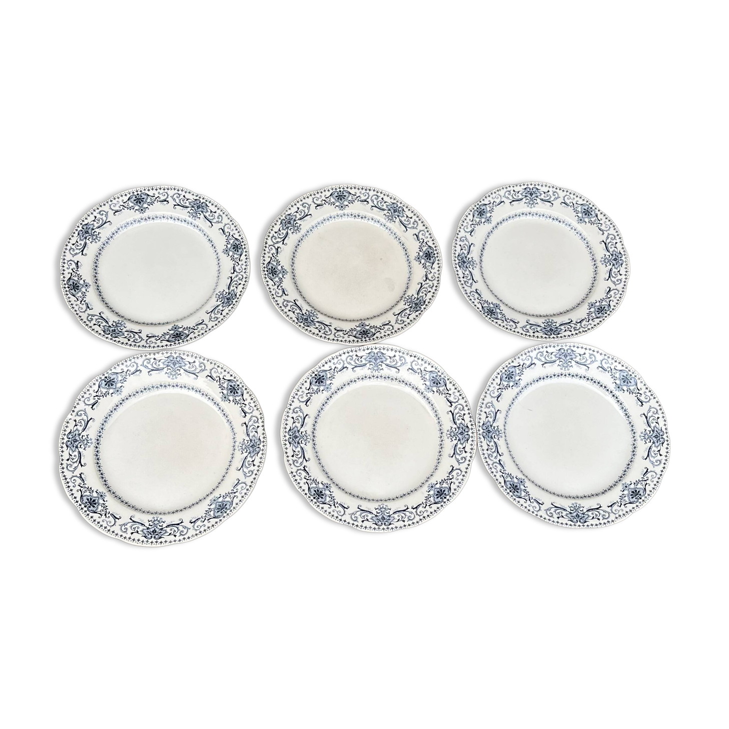 Flat plates Grand dépôts E. Bourgeois x6