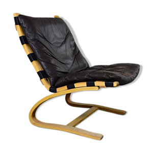 fauteuil en cuir 1960