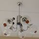 Chandelier with 5 arms of lights, Mazzega style, 1970