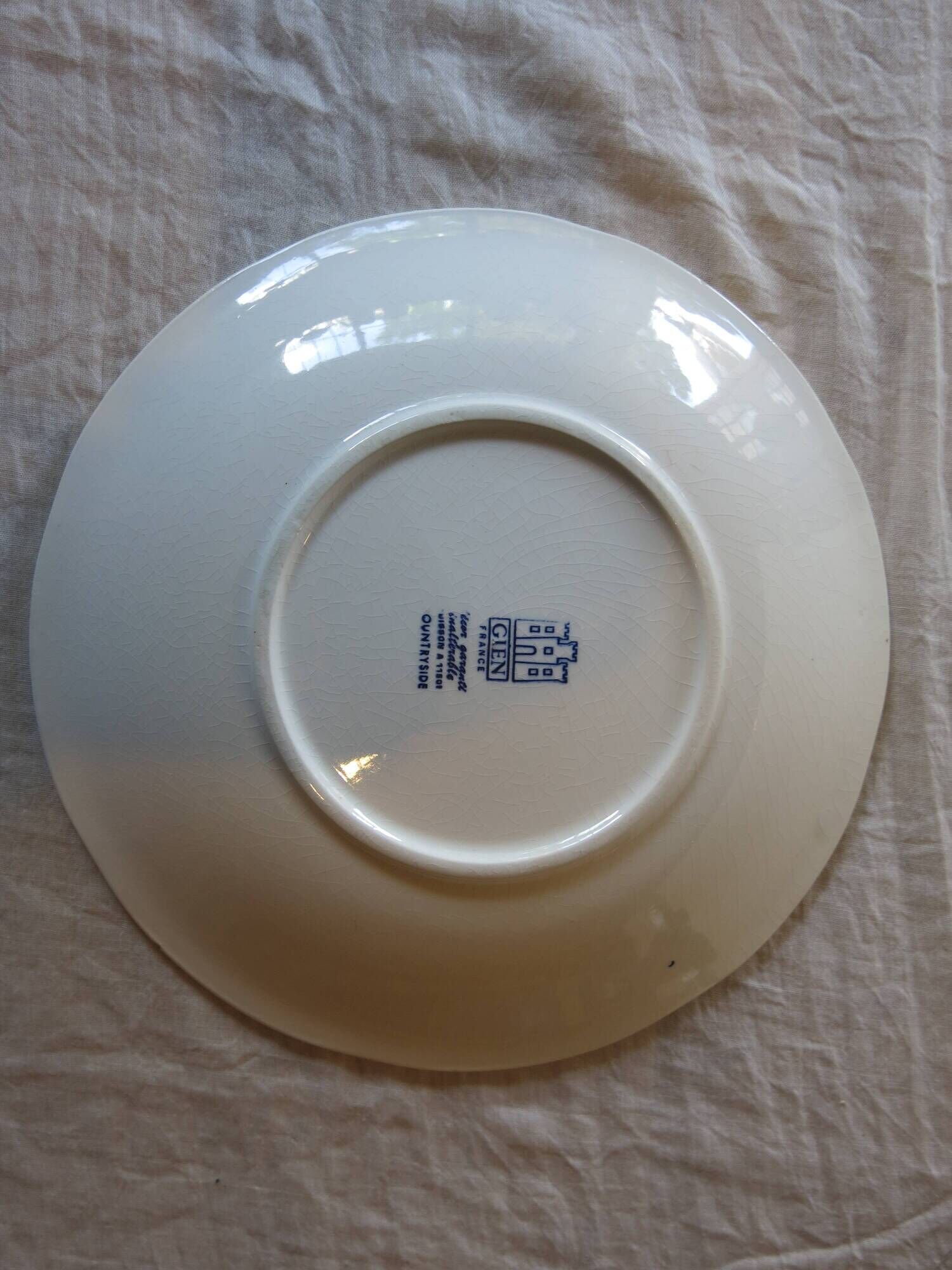 7 flat plates from the gien factory