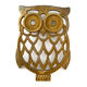 Dessous de plat hibou en laiton