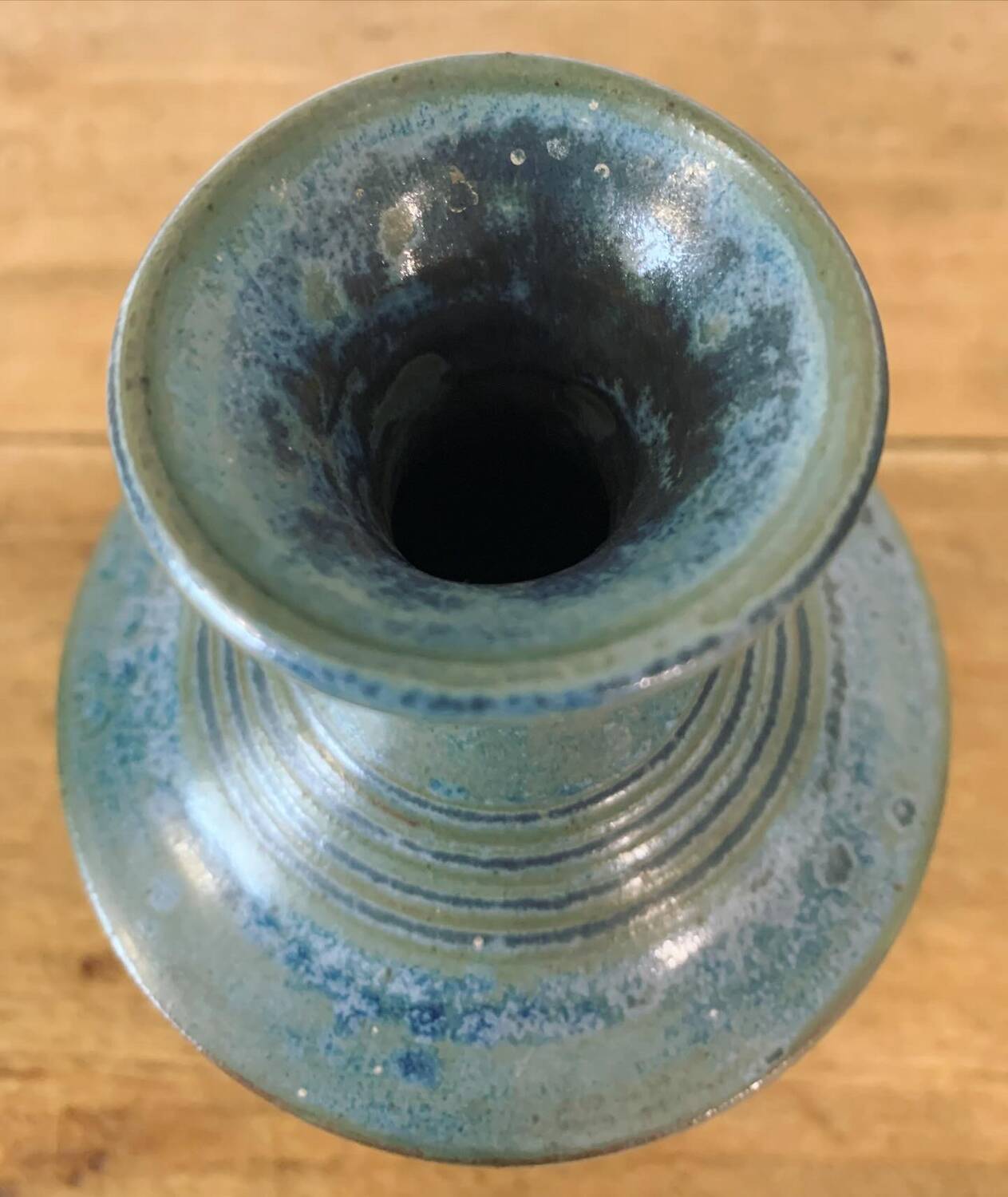Vase vintage en grès émaillé