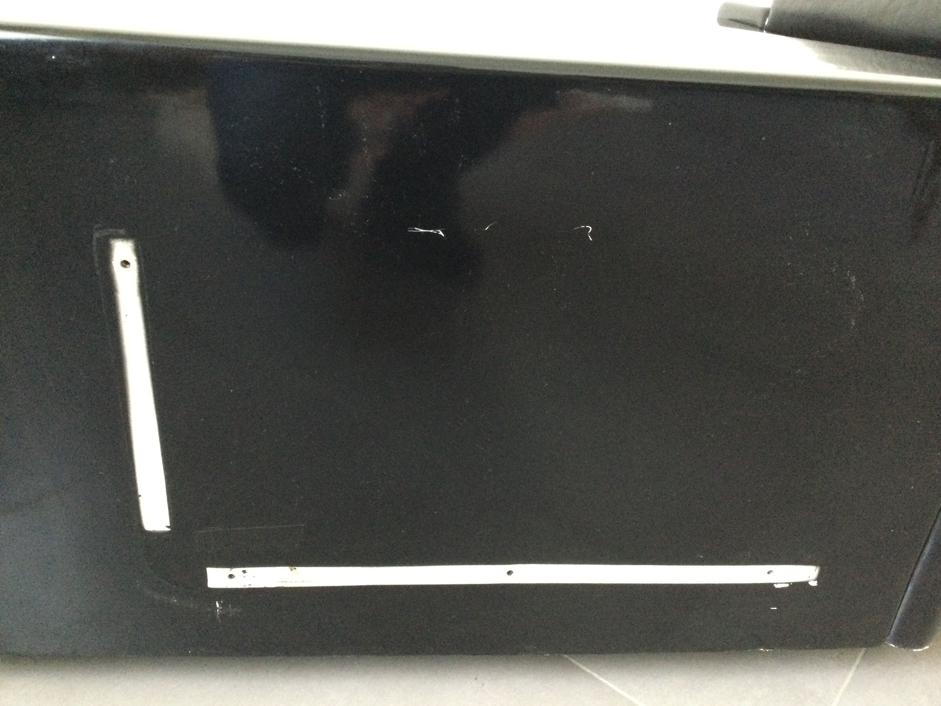 Canapé gradual lounge cuir noir Cini Boeri - knoll/gavina