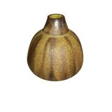 Brutalist ceramic vase Gerhard Liebenthron West Germany