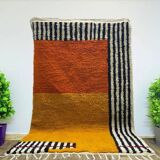 Beni Ouraine rug in pure wool, hand-woven, size 200 x 300 cm