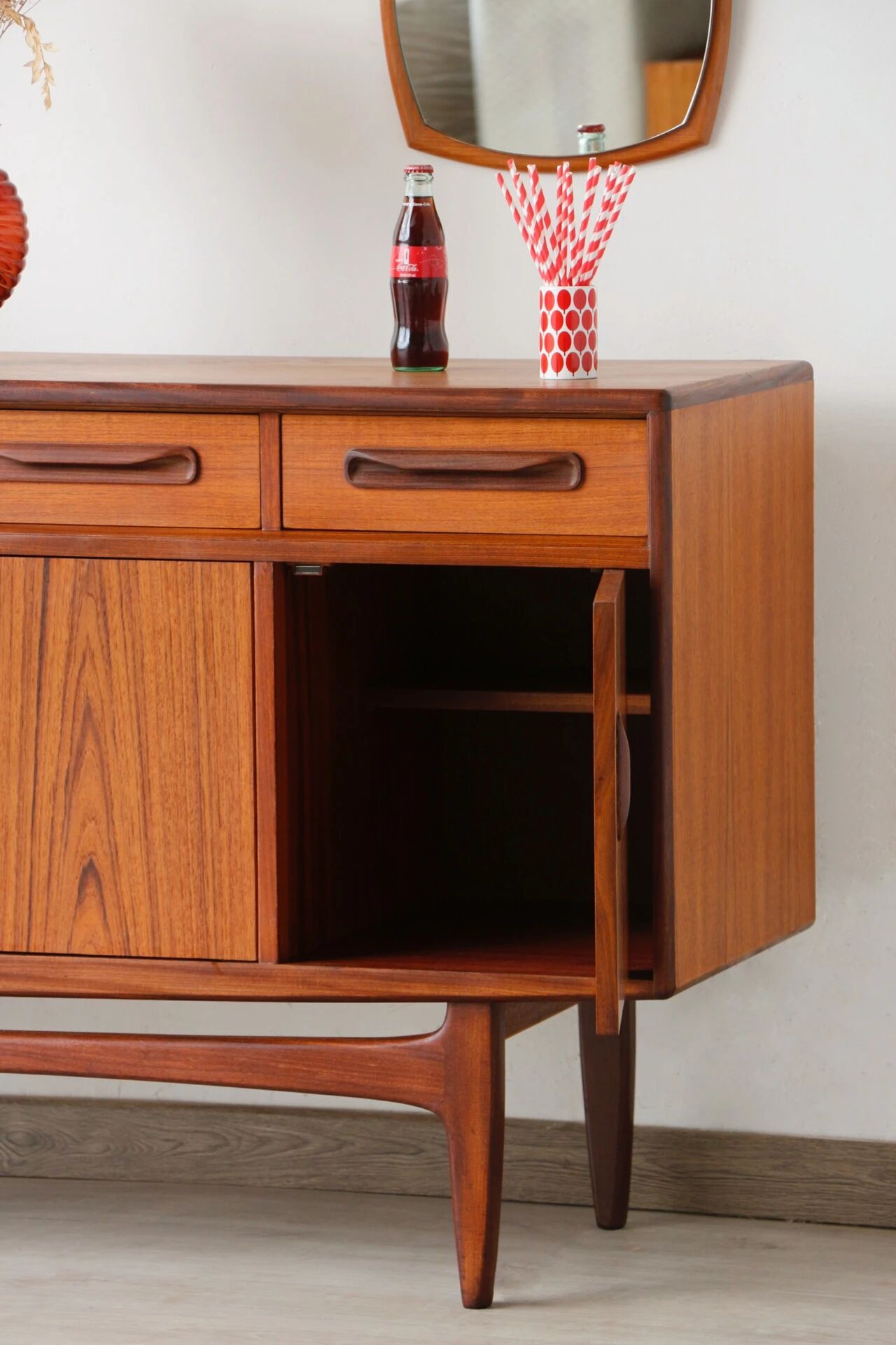 Vintage teak enfilade G-Plan – Fresco – Victor Wilkins – 1960s