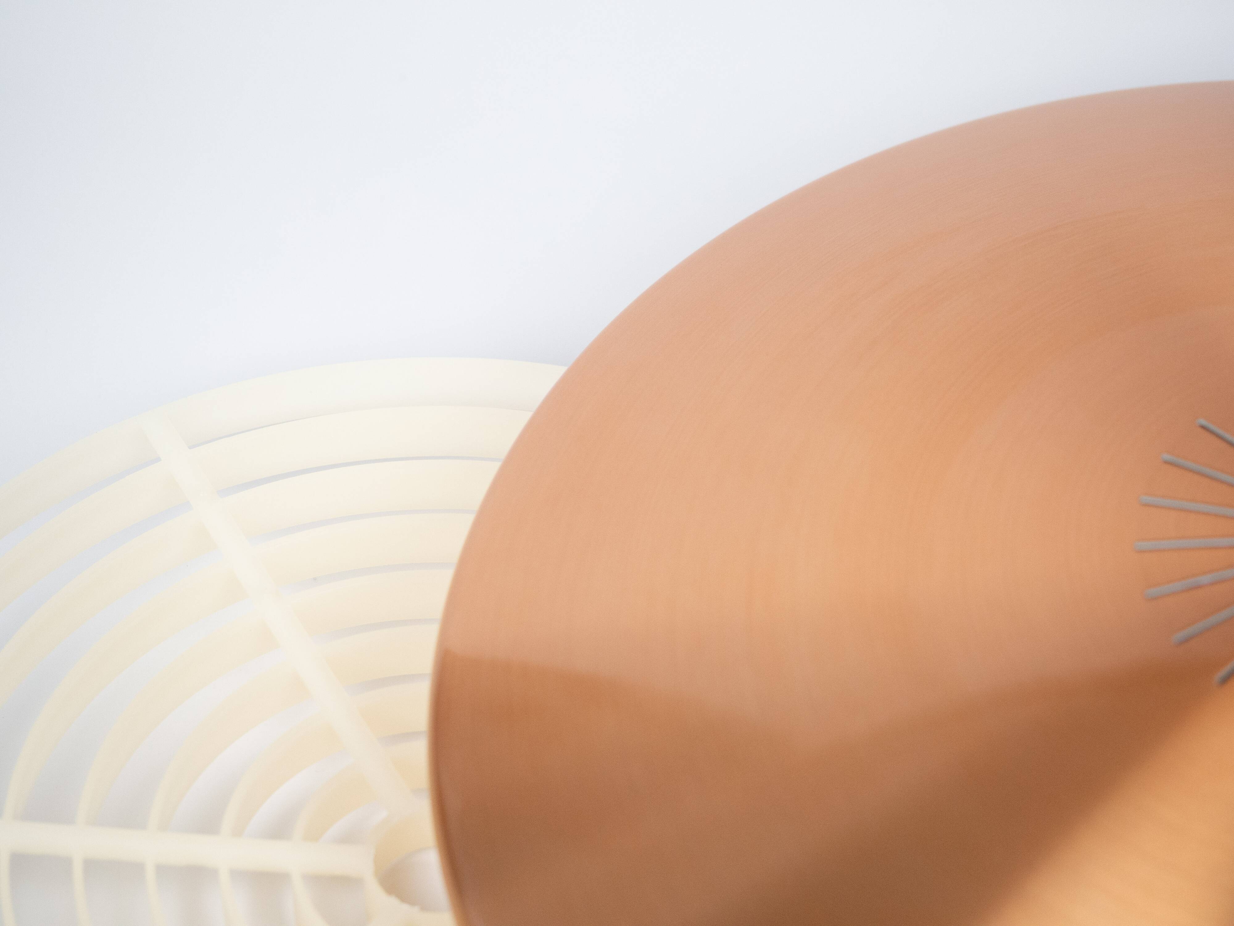 Danish vintage pendant lamp Diskos by Jo Hammerborg, Fog og Morup, 1965