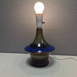 Very nice and rare ‘UFO’ Søholm table lamp in ceramic. Denmark 1970-80s