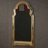 English mirror chinoiserie lacquered, gilded and painted