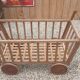 Large period cradle on wheels / Baker's cart, circa 1930-50