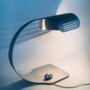 Aluminium Colomba Design Desk Lamp by Walter & Moretti, France, 1972