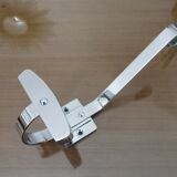 Pair of chrome metal pads 70s