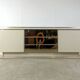 Vintage brass and lacquer sideboard, 1970s