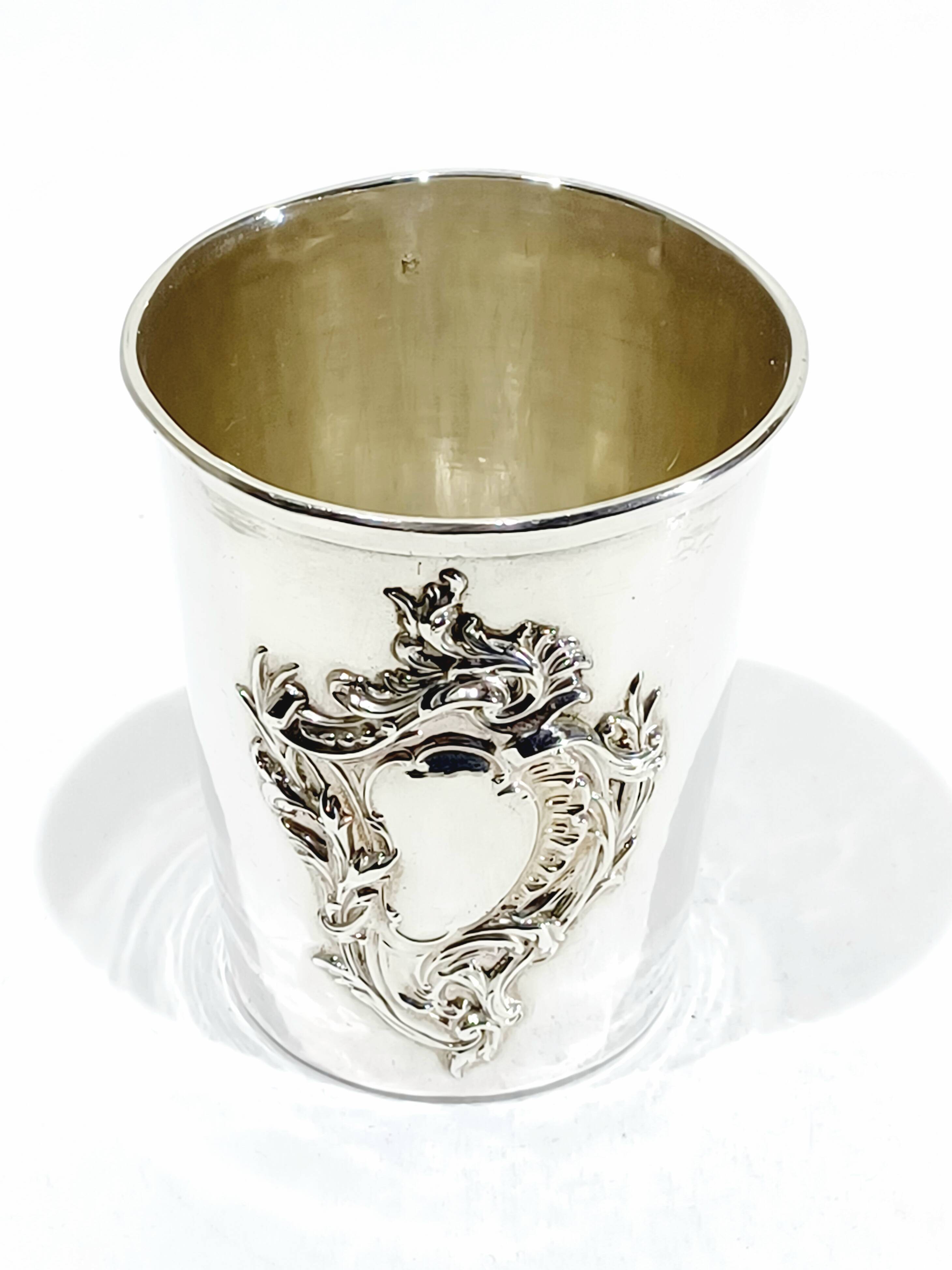 Louis XV style cup blank cartridge