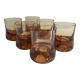 Verres à whisky ambré