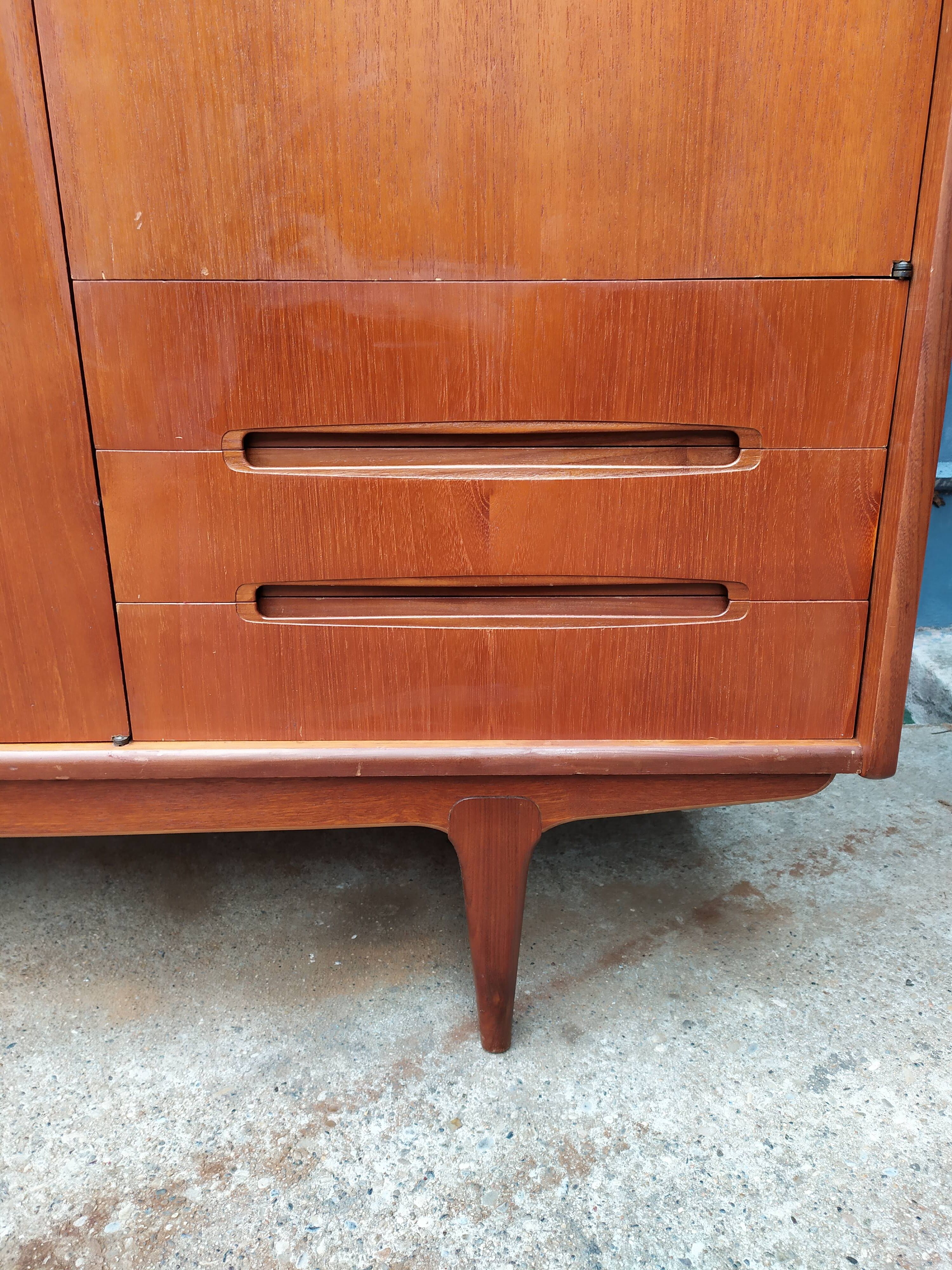 Scandinavian wardrobe teak