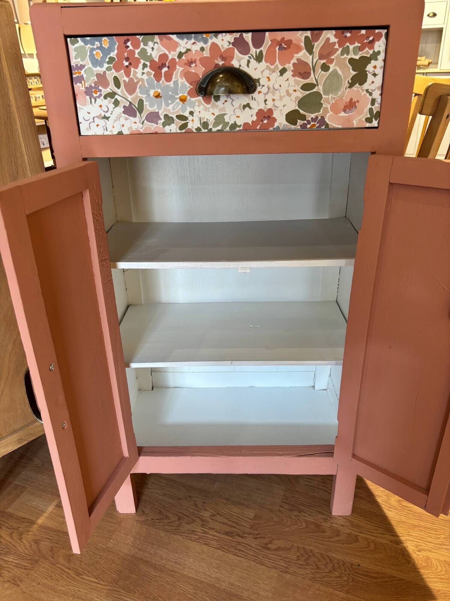 Blush pink accent furniture