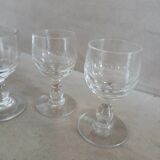 4 verres à liqueur anciens