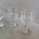 4 antique liqueur glasses